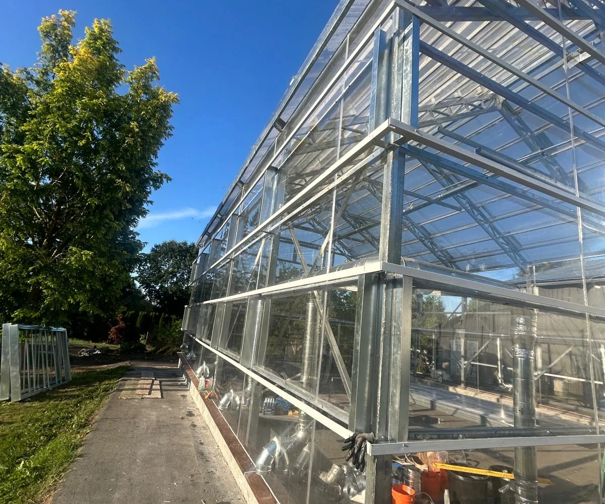 Exterior view of the AAI greenhouse envelope